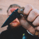 Toor Knives Toor Dropwing Folding Knife, 3.5in, CPM MagnaCut, Drop Point, G-10, Coyote Tan Handle, Dropwing - Coyote Tan