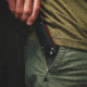 Toor Knives Toor Dropwing Folding Knife, 3.5in, CPM MagnaCut, Drop Point, G-10, Coyote Tan Handle, Dropwing - Coyote Tan