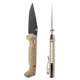 Toor Knives Toor Dropwing Folding Knife, 3.5in, CPM MagnaCut, Drop Point, G-10, Coyote Tan Handle, Dropwing - Coyote Tan