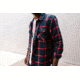 Topo Designs Field Shirt - Mens, Navy/Red/Plaid, Large, TDMFSF17PLNVLG