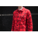 Topo Designs Field Shirt - Mens, Red/Black/Plaid, Large, TDMFSF17PLRDLG