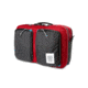 Topo Designs Global Travel Briefcase 3-Day Backpack, 23l, 15in Laptop Compartment, Removable Shoulder Strap, Red/Black Ripstop TDGB3F19RDBKRP