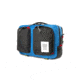 Topo Designs Global Travel Briefcase Backpack, 14l, Removable Shoulder Strap, 15in Laptop Pocket, Blue/Black Ripstop TDGBF19BLBKRP