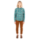 Topo Designs Mountain Shirt - Womens, Teal/Plaid, Small, TDWMSPLF19TLSM