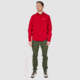 Topo Designs Mountain Solid Shirt - Men's,Twill Flannel, Straight Fit, Red, Small TDMMSSLF19RDSM