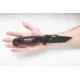 TOPS Knives CQT Magnum 711 Folding Knive, 4.5 in, Tanto, Black Teflon Finish, Black G10 Handle, CQT-M711