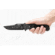 TOPS Knives CQT Magnum 747 Folding Knive, 4.5 in, Hunter, Black Teflon Finish, Black G10 Handle, CQT-M747