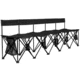 Travel Chair TravelBench El Grande 5 Seat, Black TBLG5BK