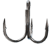 Trokar Round Bend Treble,Wide Gap,Short Shank,2x Strong,Size 4 TK300-4