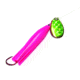 Trout Killer Snelled Trout Spinner, Number 3 Blade, Sz 4 Red Octopus Hook, Chartreuse/Pink, TK Pink-Chart 3