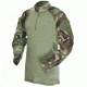 Tru-Spec 1/4 Zip Tactical Response Combat Shirt 50/50 Nylon/Cotton Rip-Stop, Woodland/Olive Drab, Medium Long 2545024