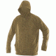 Tru-Spec Shirt, 24-7 Coyote Grid Fleece Hoodie, Extra Small Regular 2421002