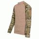 Tru-Spec T.R.U. Combat Shirt 50/50 Nylon/Cotton Rip-Stop, MultiCam/Coyote, XSmall Regular 2534002