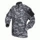 Tru-Spec 1390023: TAC T.R.U.Shirts 50/50 Nylon/Cotton Rip-Stop, Digital Urban, Small Long
