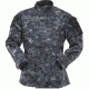 Tru-Spec Tactical Response Shirt MIDNIGHT DIGITAL P/C R/S, Extra Large Long 1311026