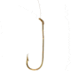 Tru-Turn Snelled Hook, Aberdeen, Down Eye, 24kt Gold, Size 4, 5 Per Pack, 388G 4