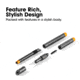TRUE Keychain Pen/Knife Combo Tin, Black, TRU-PEN-0002