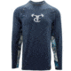 TrueTimber RipWater Long Sleeve Crew - Mens, Steel Blue/Rift, 2XL, 0793-Steel Blue/Rift - 2XL