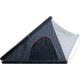 TRUSTMADE Luxurious Triangle Aluminium Hard Shell Light Rooftop Tent for Camping, Black/Grey, Open-82.7 x 49 x 59in, OR02RT03YZ-BlackGrey