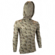 Trxstle Featherweight Bucking Brown Sun Hoody, Sage Green, Medium, AP-HOO-BUC-SAG-M