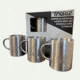 Trxstle Coffee and Cocktail Mugs Set, 4-Pack, Stainless Steel, One Size, AC-MUG-4PA-S