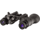 TRYBE Optics NVG-50 Dual 1x19mm White Phosphor Tube Night Vision Goggle, Gen 3, Min 1600+ FOM, 64-72 lp/mm, Black, TRYBENVG50W