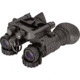 TRYBE Optics NVG-50 Dual 1x19mm White Phosphor Tube Night Vision Goggle, Gen 3, Min 1600+ FOM, 64-72 lp/mm, Black, TRYBENVG50W
