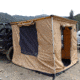Tuff Stuff Overland Awning Camp Shelter Room w/ PVC Floor, 280G Material, 6.5 x 8 ft, Sand, NSN N, TS-AWN-CSR-280G