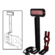 Tuff Stuff Overland Brake Light - LED 3rd Brake Light Kit Adjustable for Spare Tire Carrier, NSN N, TS-TC3BL-LED-KIT