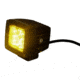 Tuff Stuff Overland LED Cube Amber Spotlight, 2x2 inch, Dust/Fog/Spot Beam, 20 Watt, 1860 Lumens, Amber, NSN N, TS-LED-2X2-DF-AMB