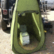 Tuff Stuff Overland Portable Outdoor Toilet Tent, Green, NSN N, TS-TOILET-TENT