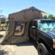 Tuff Stuff Overland Rooftop Tent &amp; Annex Room 3 Person Ranger Overland Sand, Sand Tent/Black Cover, NSN N, TS-RTT-ANX-RAN