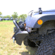 Tuff Stuff Overland Stubby Front Winch Bumper for 07-18 Jeep Wrangler JK, Matte, Black, NSN N, TS-FB-JK-STB
