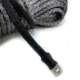 Tuff Stuff Overland Synthetic Winch Rope, 85 Foot x 3/4 Inch, 17 500 Lb Capacity, Black, NSN N, TS-SYN-34-GR