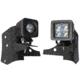 Tuff Stuff Overland Windshield Light Mounting Brackets for 97-06 Jeep Wrangler TJ, Black, NSN N, TS-WLM-9706