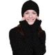 Turtle Fur Mika Wool Beanie, Black, 475355-101