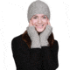 Turtle Fur Mika Wool Beanie, Smoke, 475355-166
