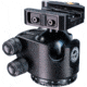 Two Vets Tripods Inc 44MM Dual Tension Ballhead w/Arcalock Dual Clamp, Arca Swiss and Picatinny, Black, 3in, 850044845279
