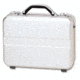TZ Case AC77S Compact Size Molded Aluminum Silver Attache Case AC-77S