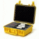 TZ Case WCB16 3 Bottle Compact Wine Transport Case - Yellow WCB-16Y Open