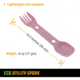 UCO Eco Utility Spork Grn/Lav