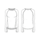 Ultimate Direction Cumulus W Long Sleeve Tee - Womens, White, LG, 83475624WH-LG