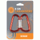 Ultimate Survival 6cm Carabiner Sellinder 20-02112SD