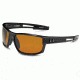 Under Armour Captain Storm, Shiny Black Frame, Amber Polarized Lens, U8630064-000138