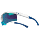 Under Armour Core, Satin White Frame w/Blue Rubber, Gray w/Blue Lens, U8600035-114061