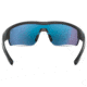 Under Armour Fire, Satin Carbon Frame w/Black Rubber, Gray w/Blue ML, U8600065-060661