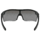 Under Armour Freedom,Satin Black Frame,Logo,Gray,Yellow &amp; Clear Lenses, U8630069-010195