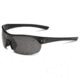 Under Armour Marbella Shield, Satin Black w/Black Rubber, Gray Lens, U8600070-010100