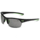 Under Armour Marbella, Shiny Black w/Peapod Green Rubber, Gray Lens, U8600066-003100