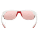 Under Armour Marbella, Satin White w/Hot Coral Rubber, Crimson Lens, U8600066-111170